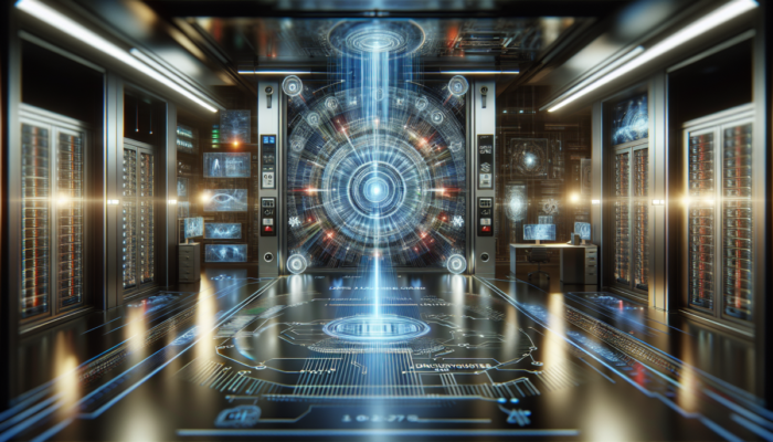 Bezpieczne centrum danych z zaawansowanymi systemami kontroli dost?pu, skanery biometryczne i zaszyfrowane strumienie danych.